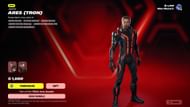 The Tron skin in Fortnite will remain listed until October 17, 2025 (Image via Sportskeeda Gaming || Epic Games)